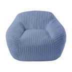 Canapé poire simple en fausse fourrure de lapin surdimensionnée LIKEPAY avec accoudoirs pour salon, chambre, salle de jeux