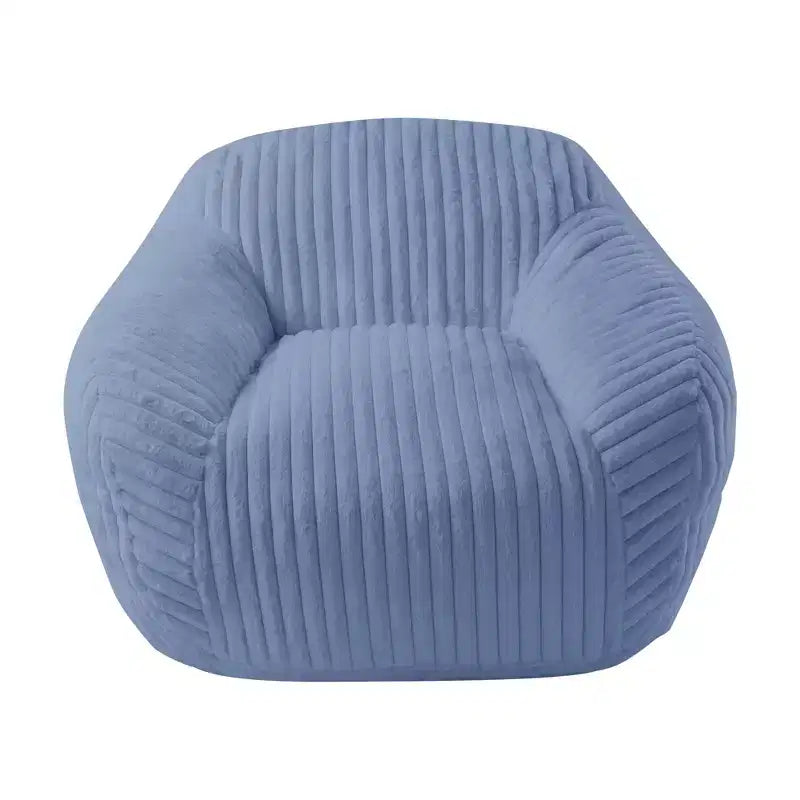 Canapé poire simple en fausse fourrure de lapin surdimensionnée LIKEPAY avec accoudoirs pour salon, chambre, salle de jeux