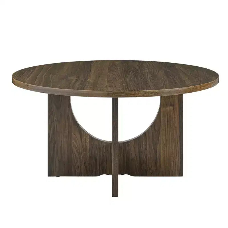 Table basse Okak 19H en bois massif, style nordique, forme spéciale pour salon, cuisine et bureau