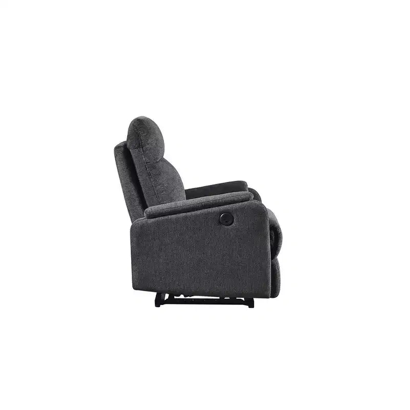 Fauteuil inclinable électrique Whisen avec ports USB, facile à nettoyer, peu encombrant et appuie-tête intégré