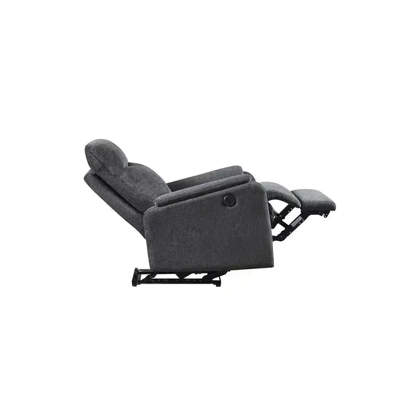 Fauteuil inclinable électrique Whisen avec ports USB, facile à nettoyer, peu encombrant et appuie-tête intégré