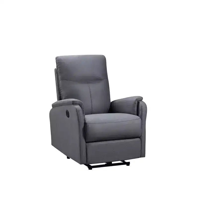 Fauteuil inclinable électrique Whisen avec ports USB, facile à nettoyer, peu encombrant et appuie-tête intégré