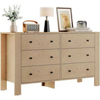 Commode 6 tiroirs Acekool – Meuble de rangement moderne avec tiroirs profonds