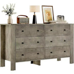Commode 6 tiroirs Acekool – Meuble de rangement moderne avec tiroirs profonds