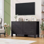 Commode 6 tiroirs Acekool – Meuble de rangement moderne avec tiroirs profonds