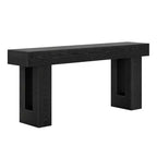MAYEERTY Console avec étagère inférieure pour décorations et vases