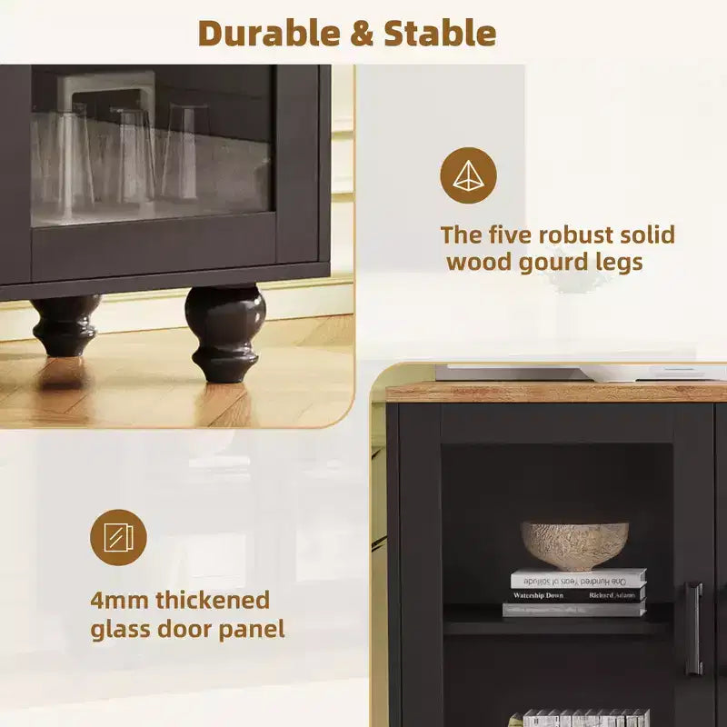 MAYEERTY Meuble TV moderne pour téléviseurs de 100 pouces - Porte en verre cannelé, lumières LED, porte coulissante, 2 tiroirs, blanc