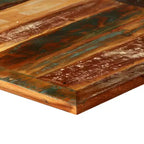 vidaXL Table à manger en bois de récupération multicolore grande style industriel