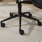 GDFStudio Hazlitt - Chaise pivotante ergonomique à hauteur réglable et piètement croisé avec roulettes