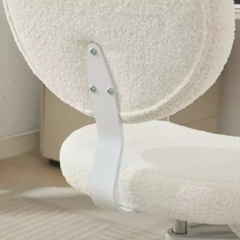 GDFStudio Hazlitt - Chaise pivotante ergonomique à hauteur réglable et piètement croisé avec roulettes
