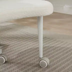 GDFStudio Hazlitt - Chaise pivotante ergonomique à hauteur réglable et piètement croisé avec roulettes