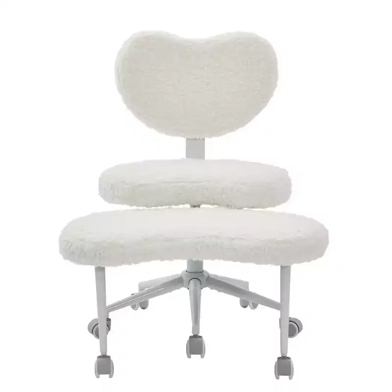 GDFStudio Hazlitt - Chaise pivotante ergonomique à hauteur réglable et piètement croisé avec roulettes
