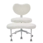 GDFStudio Hazlitt - Chaise pivotante ergonomique à hauteur réglable et piètement croisé avec roulettes