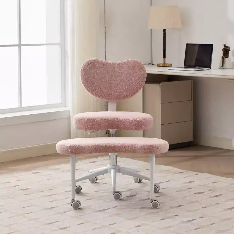 GDFStudio Hazlitt - Chaise pivotante ergonomique à hauteur réglable et piètement croisé avec roulettes