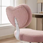 GDFStudio Hazlitt - Chaise pivotante ergonomique à hauteur réglable et piètement croisé avec roulettes