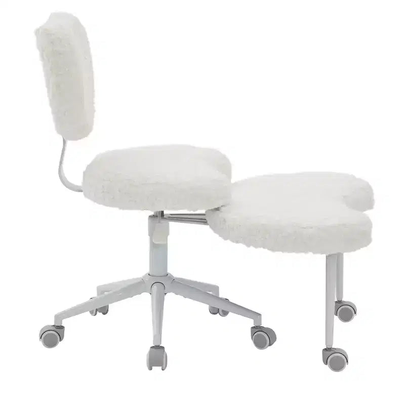 GDFStudio Hazlitt - Chaise pivotante ergonomique à hauteur réglable et piètement croisé avec roulettes