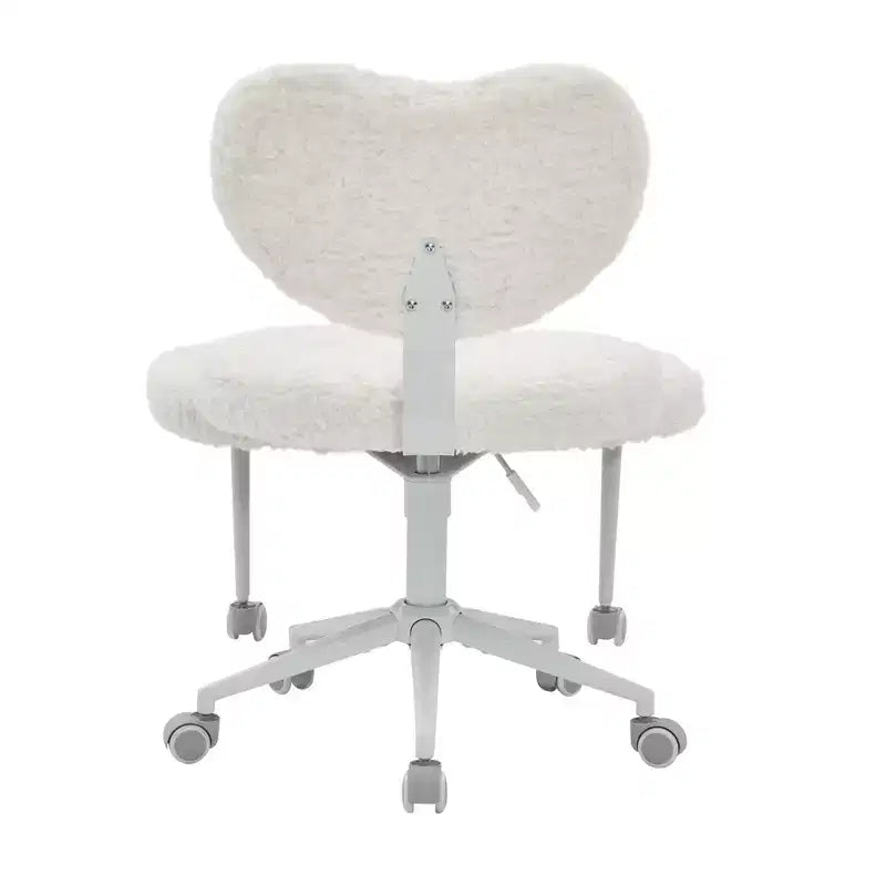 GDFStudio Hazlitt - Chaise pivotante ergonomique à hauteur réglable et piètement croisé avec roulettes