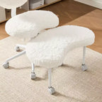 GDFStudio Hazlitt - Chaise pivotante ergonomique à hauteur réglable et piètement croisé avec roulettes