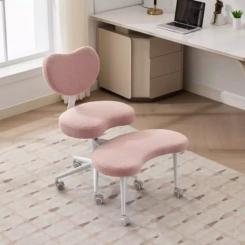 GDFStudio Hazlitt - Chaise pivotante ergonomique à hauteur réglable et piètement croisé avec roulettes