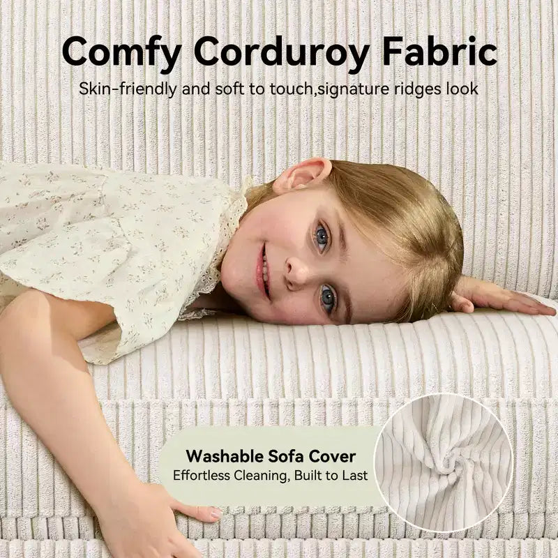 Dyonery 68 Loveseat Sofa, Canapé confortable pour salon, Canapé deux places moderne du milieu du siècle, Petits canapés pour chambre à coucher ou bureau, montage sans outils