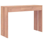 vidaXL Console Table 43.3x13.8x29.5 Solid Teak Wood