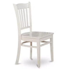 HomeStock Ensemble table et chaises de cuisine 5 pièces comprend une table de salle à manger ronde avec abattants et 4 chaises de salle à manger, 42x42 pouces, blanc lin