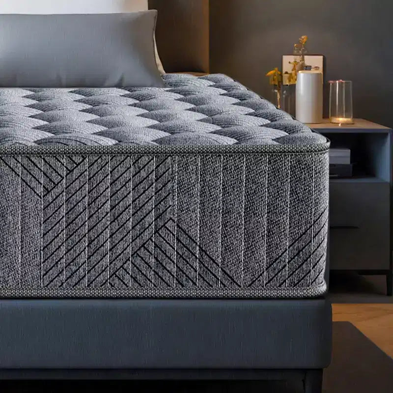 Matelas hybride Swedrea en boîte – Mousse à mémoire de forme à refroidissement moyen – Blanc