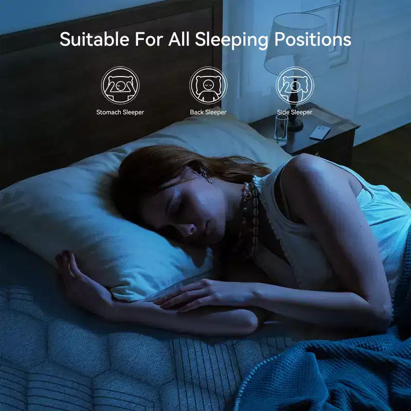 Matelas hybride Swedrea en boîte – Mousse à mémoire de forme à refroidissement moyen – Blanc
