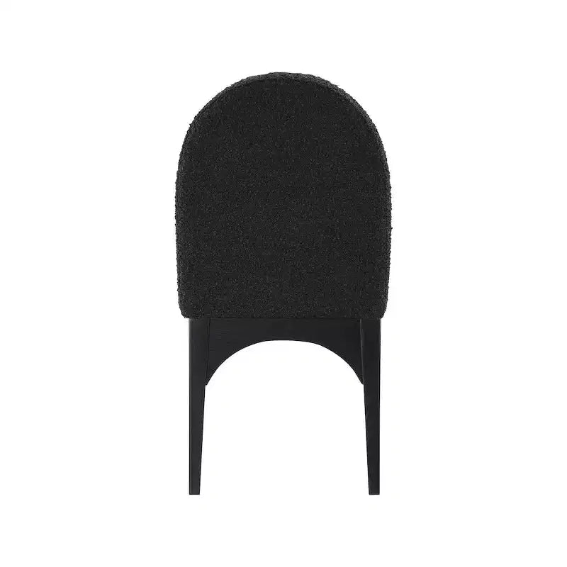 Meridian Furniture, Chaise de salle à manger Waldorf en tissu bouclé