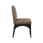 Meridian Furniture, Chaise de salle à manger Waldorf en tissu bouclé