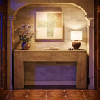 Table console en bois Lantine de 63 pouces avec 2 tiroirs cachés, table de canapé style ferme pour salon, couloir, entrée, hall, assemblage facile