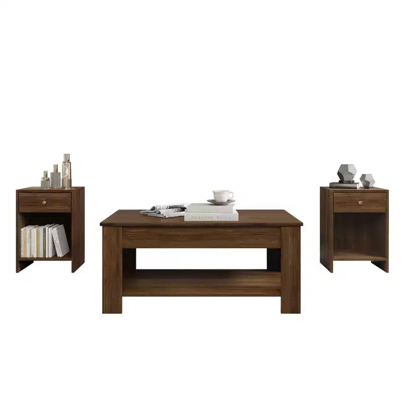 Ensemble de 3 tables basses Magnolia pour la maison
