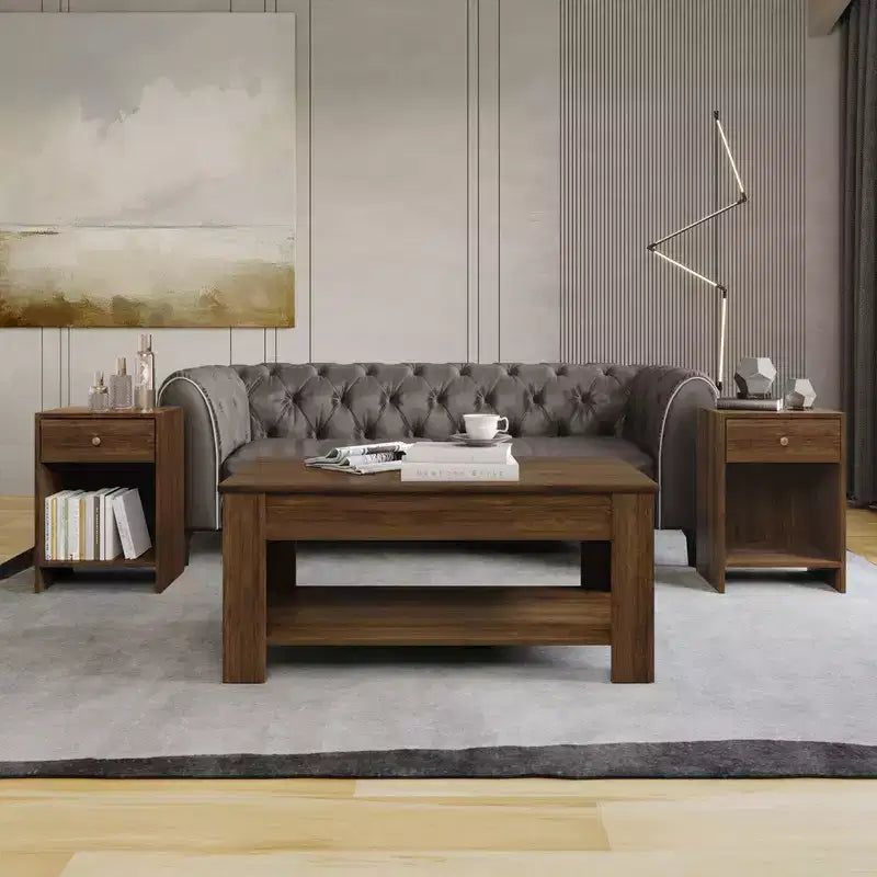 Ensemble de 3 tables basses Magnolia pour la maison