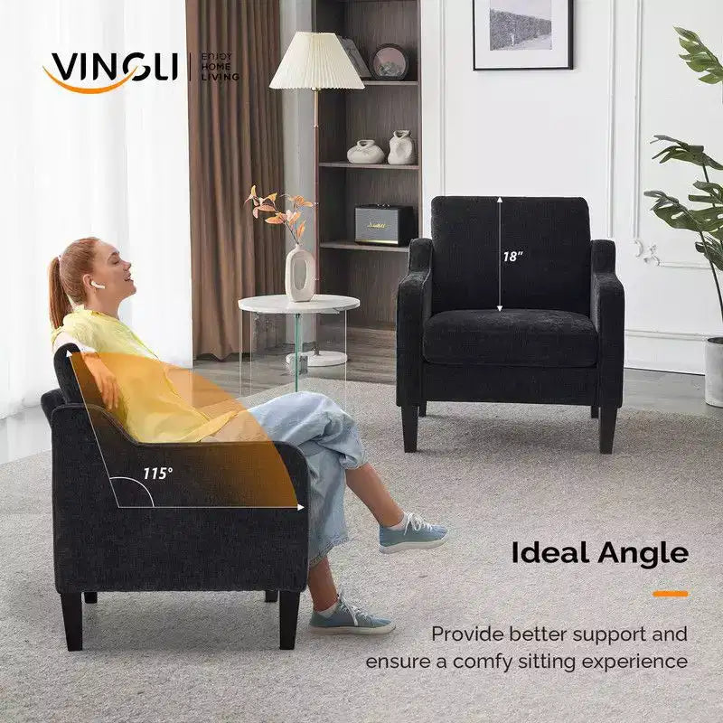 Karl Home | Fauteuil simple de 29,9 pouces de large
