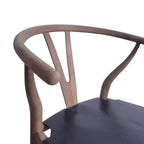 Chaise de salle à manger Christopher Knight Home Gessford en similicuir rustique et bois de frêne