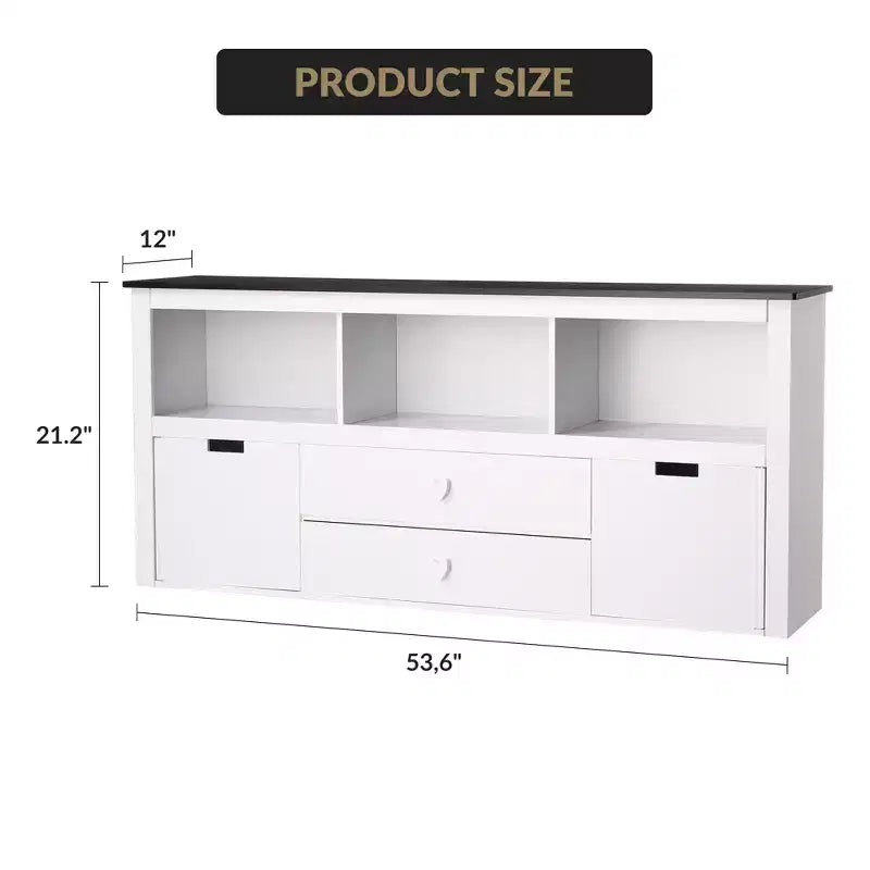 Organisateur de rangement de jouets à 3 niveaux, organisateur de rangement en bois Bibliothèque pour enfants avec 2 tiroirs et 3 compartiments de rangement, armoire de rangement sur pied