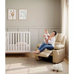Fauteuil inclinable électrique surdimensionné avec massage, fauteuil inclinable pivotant en cuir PU avec télécommande et porte-gobelets, pour salon, chambre à coucher, chambre d'enfant