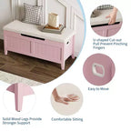 Banc de rangement GustoWave, Coffre de rangement en bois de 100 cm avec 2 charnières de sécurité, Banc d'entrée avec couvercle à charnière, Grand coffre pour salon, chambre à coucher