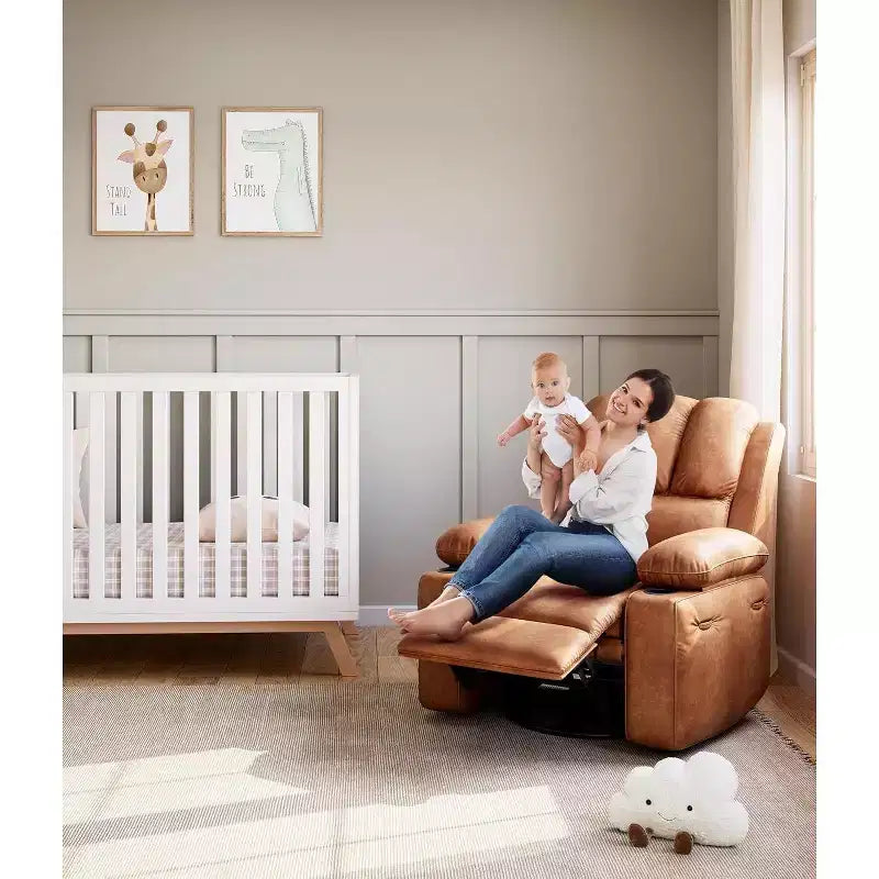 Canapé inclinable électrique Acekool avec massage, fonction pivotante et bascule, port USB, porte-gobelets, poches latérales, siège extra large, salon