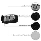 Panier à linge en maille pliable à compartiment Unique Bargains 1 pièce