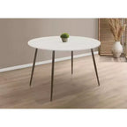 Home Design Lattice Dining Table, Light Gray / Gray