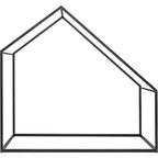 Lit Cabane Enfant Acekool - Cadre Métallique Simple avec Toit
