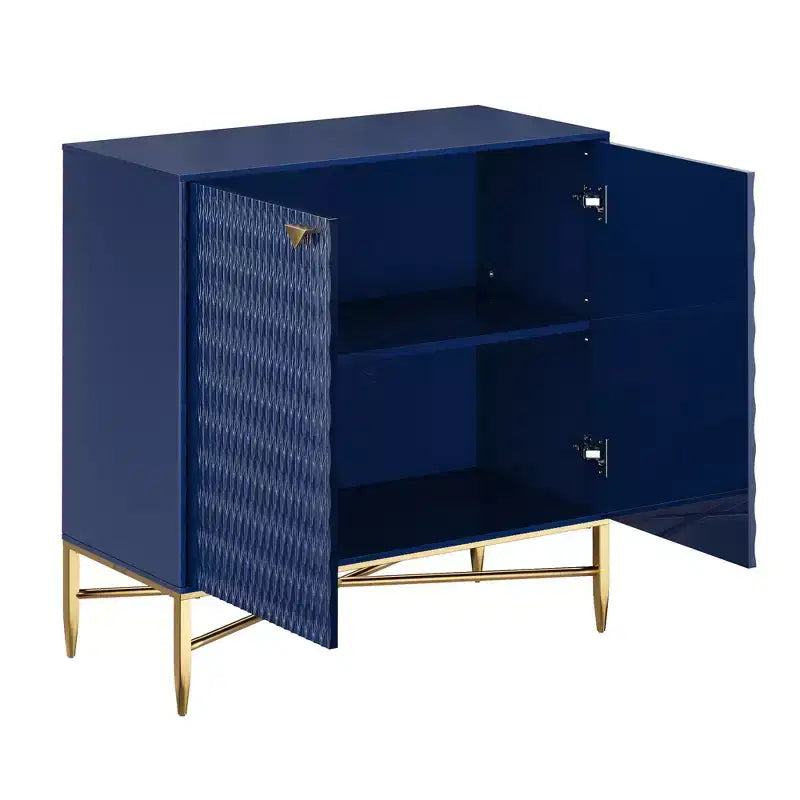 CLIHOME Armoire de rangement utilitaire autoportante 2 portes en MDF de 40 cm (L) x 83,5 cm (H)