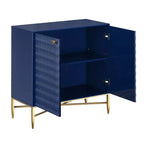 CLIHOME Armoire de rangement utilitaire autoportante 2 portes en MDF de 40 cm (L) x 83,5 cm (H)
