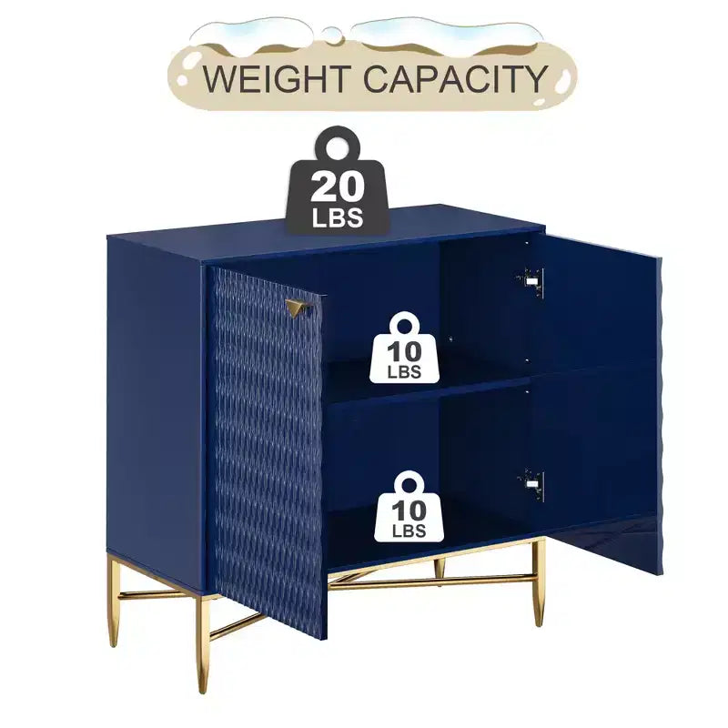 CLIHOME Armoire de rangement utilitaire autoportante 2 portes en MDF de 40 cm (L) x 83,5 cm (H)