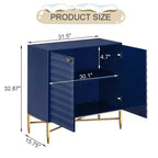 CLIHOME Armoire de rangement utilitaire autoportante 2 portes en MDF de 40 cm (L) x 83,5 cm (H)