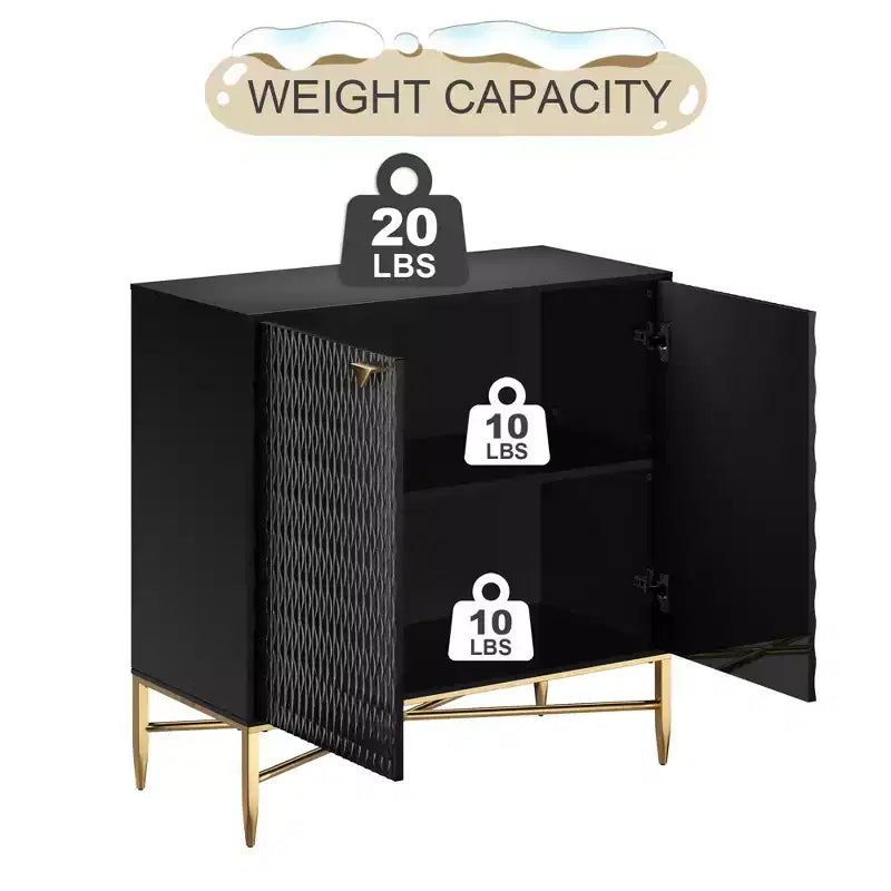 CLIHOME Armoire de rangement utilitaire autoportante 2 portes en MDF de 40 cm (L) x 83,5 cm (H)