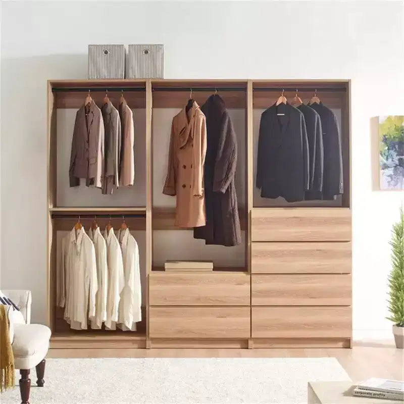 HomeStock Prosper Système de placard en bois autoportant type dressing