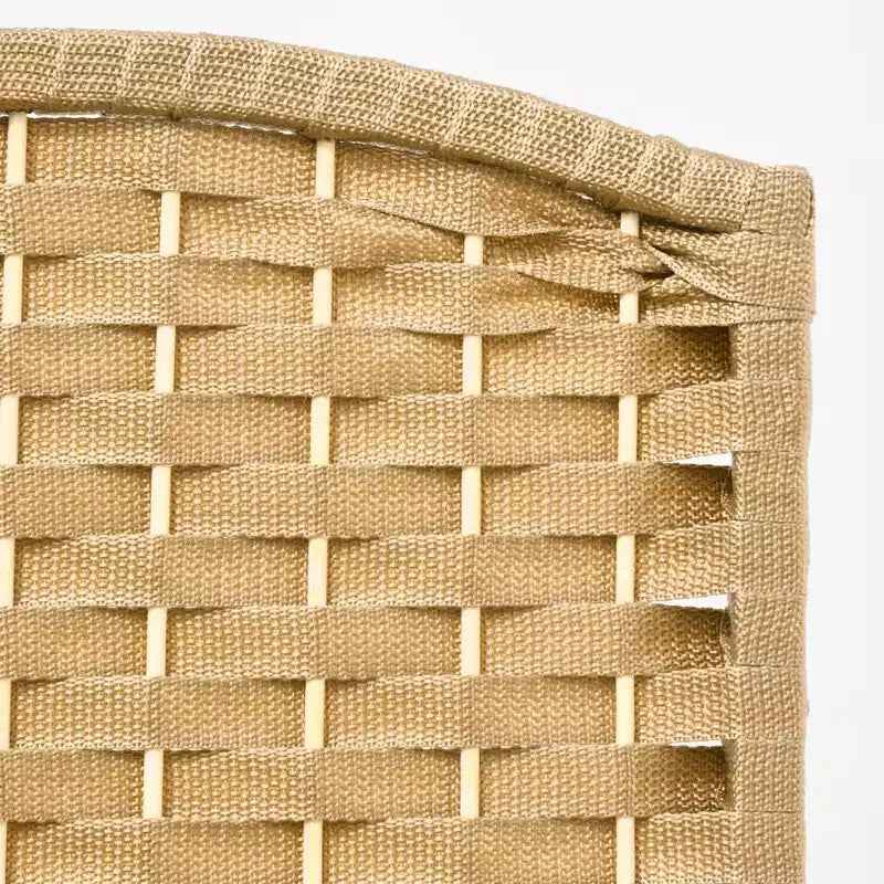 MAYEERTY Paravent Pliant 4 Panneaux 1,70m de Haut Cloison Autonome pour Bureau à Domicile Bois Naturel
