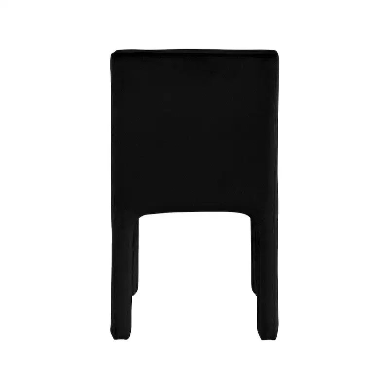 Meridian Furniture, Chaises de salle à manger en velours Kai, lot de 2